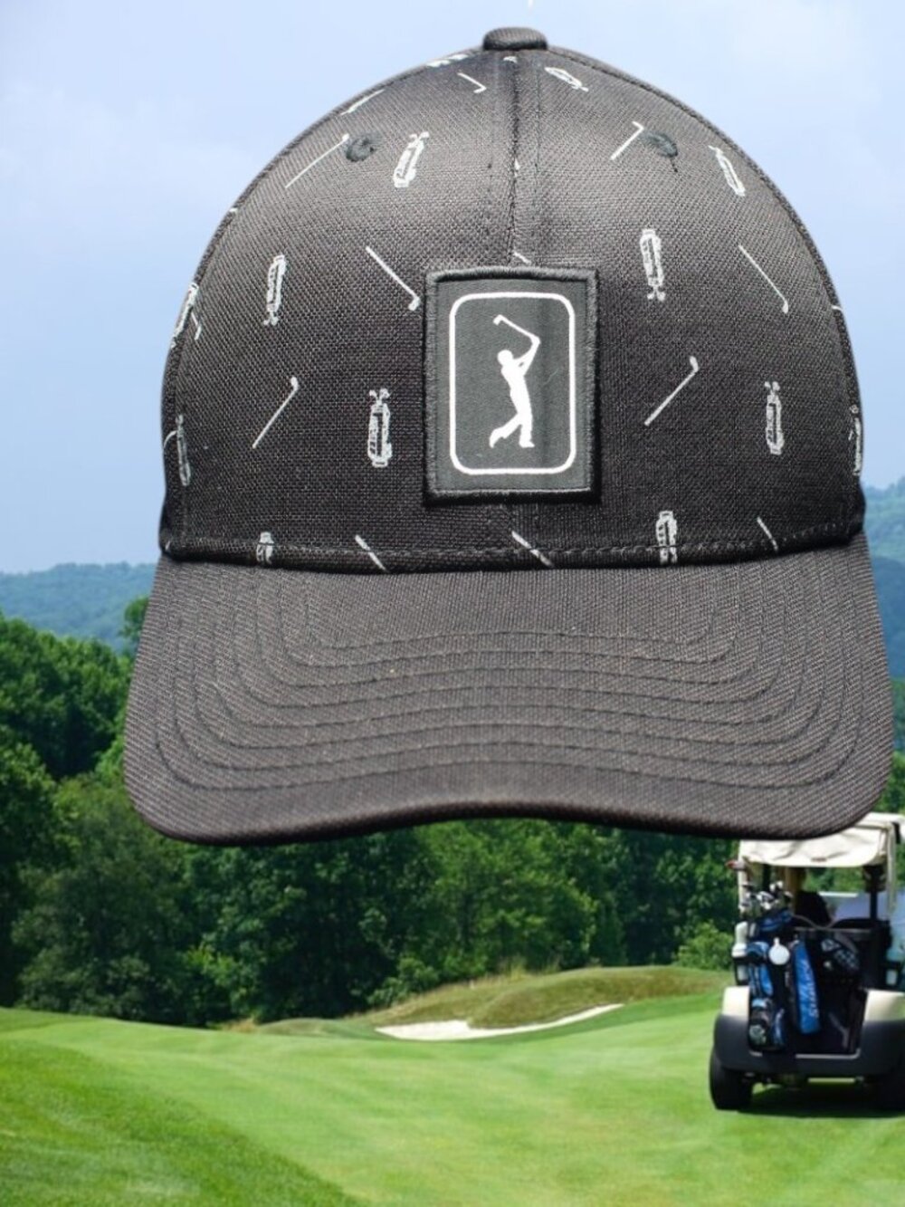 PGA Tour Mens Golf Pro Series Strapback Cap Hat Cap